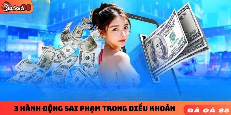 3 hành động sai phạm trong điều khoản