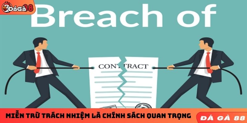 Miễn trừ trách nhiệm được xây dựng thành chính sách