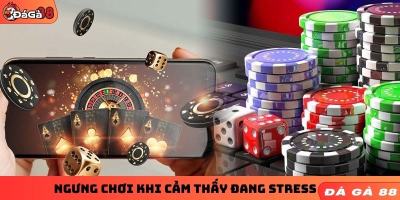 Ngưng chơi khi cảm thấy đang stress
